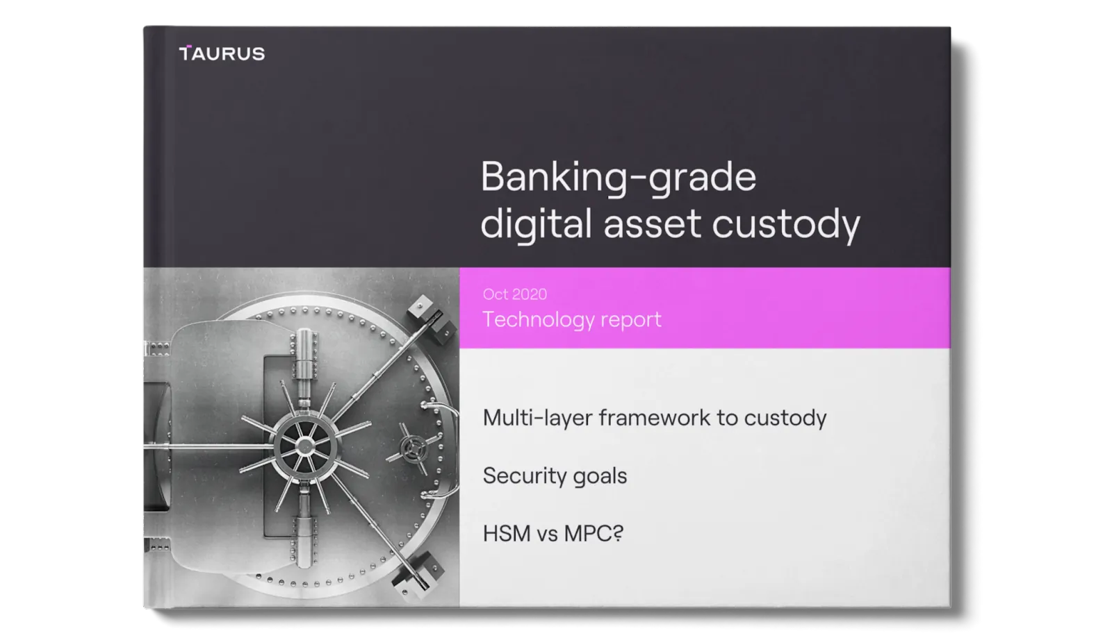 Banking-grade digital asset custody